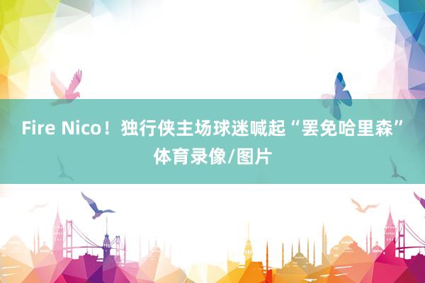 Fire Nico！独行侠主场球迷喊起“罢免哈里森”体育录像/图片