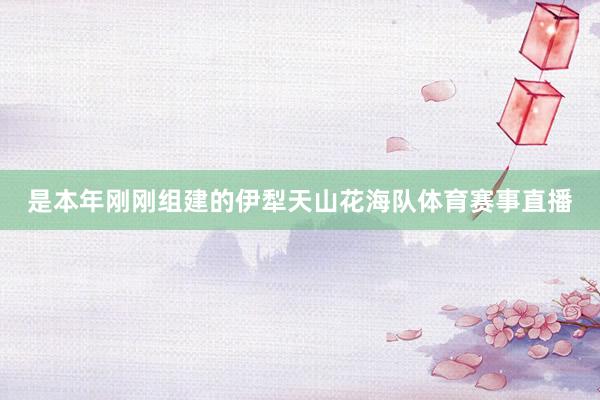是本年刚刚组建的伊犁天山花海队体育赛事直播