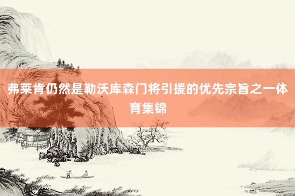 弗莱肯仍然是勒沃库森门将引援的优先宗旨之一体育集锦