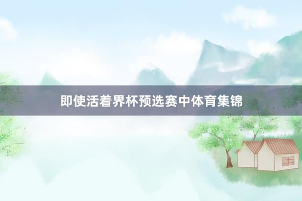 即使活着界杯预选赛中体育集锦
