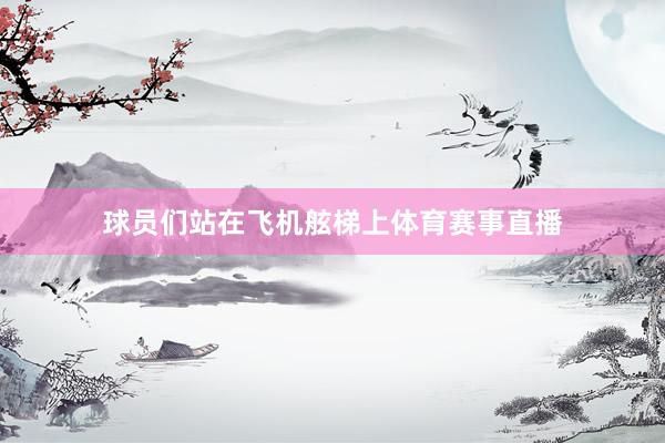 球员们站在飞机舷梯上体育赛事直播