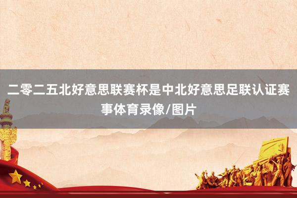 二零二五北好意思联赛杯是中北好意思足联认证赛事体育录像/图片