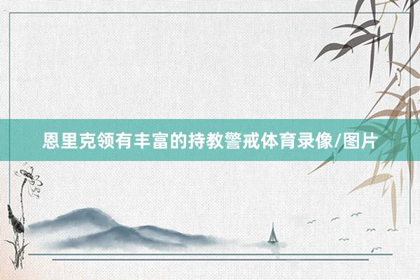 恩里克领有丰富的持教警戒体育录像/图片