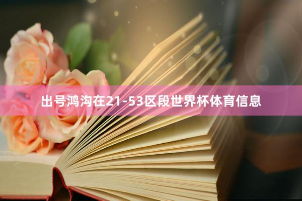 出号鸿沟在21-53区段世界杯体育信息
